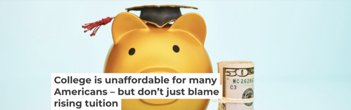 Private U.S. colleges and universities are charging an average of $44,961 in tuition for the 2025-26 school year. Catherine Lane/Moment via Getty Images